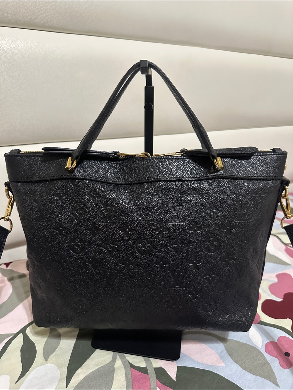 Louis Vuitton Bastille Black Monogram Empreinte Leather Bag - Picture 2 of 14